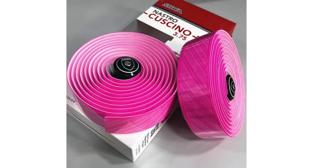 ОБМОТКА РУЛЯ SILCA Nastro Cuscino, 2.5 мм Neon Pink  3