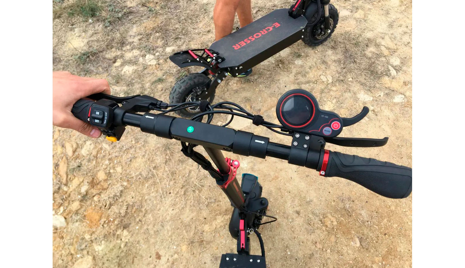 Электросамокат Crosser T4 Turbo AIR 10" 1500W, 60V, 15A 8