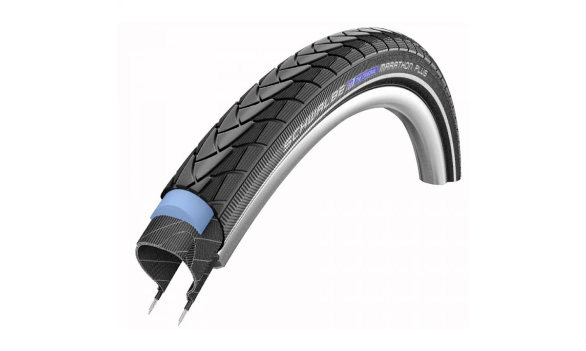 Фотография Покрышка 26x1.75 (47-559) Schwalbe MARATHON PLUS HS440 S-Guard B/B+RT EC 31B black