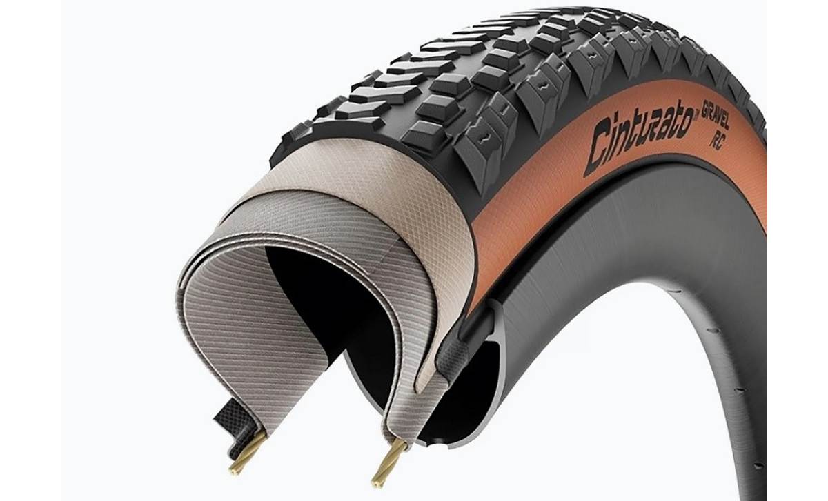 Покрышка Pirelli Cinturat GRAVEL Adventure 622-40, 60 tpi TLR черный с коричн 2