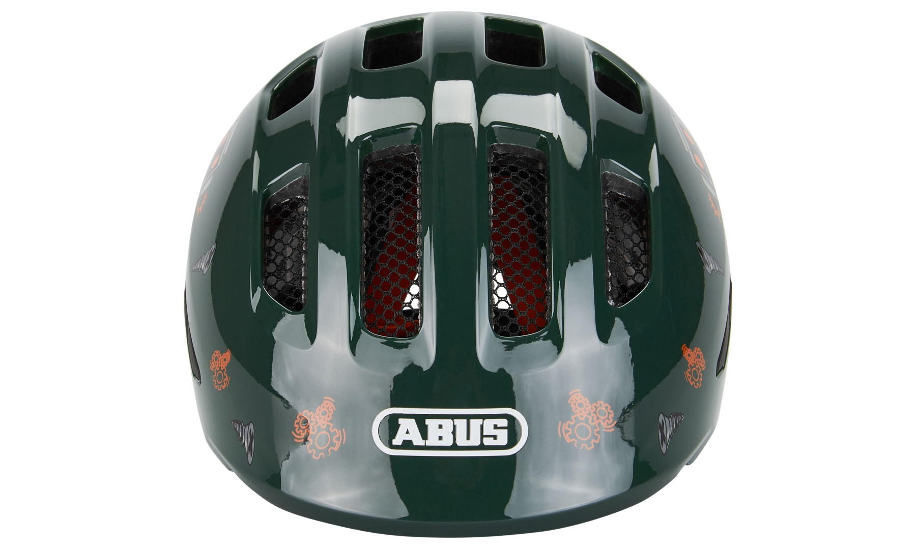 Велошолом дитячий ABUS SMILEY 3.0 Green Robo, розмір M (50-55 см), зелений робот 8