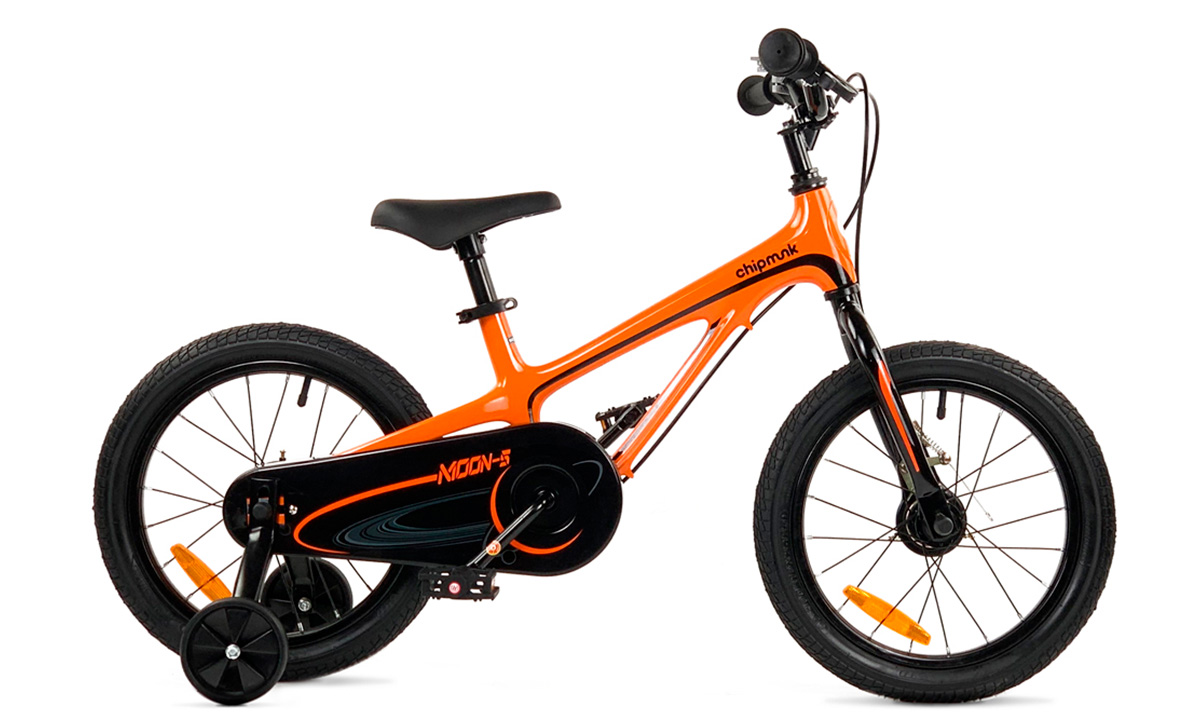 Фотография Велосипед RoyalBaby Chipmunk MOON 16" 2021 Оранжевый 