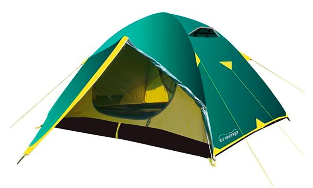 Палатка Tramp Nishe 2 v.2 зелено-желтый