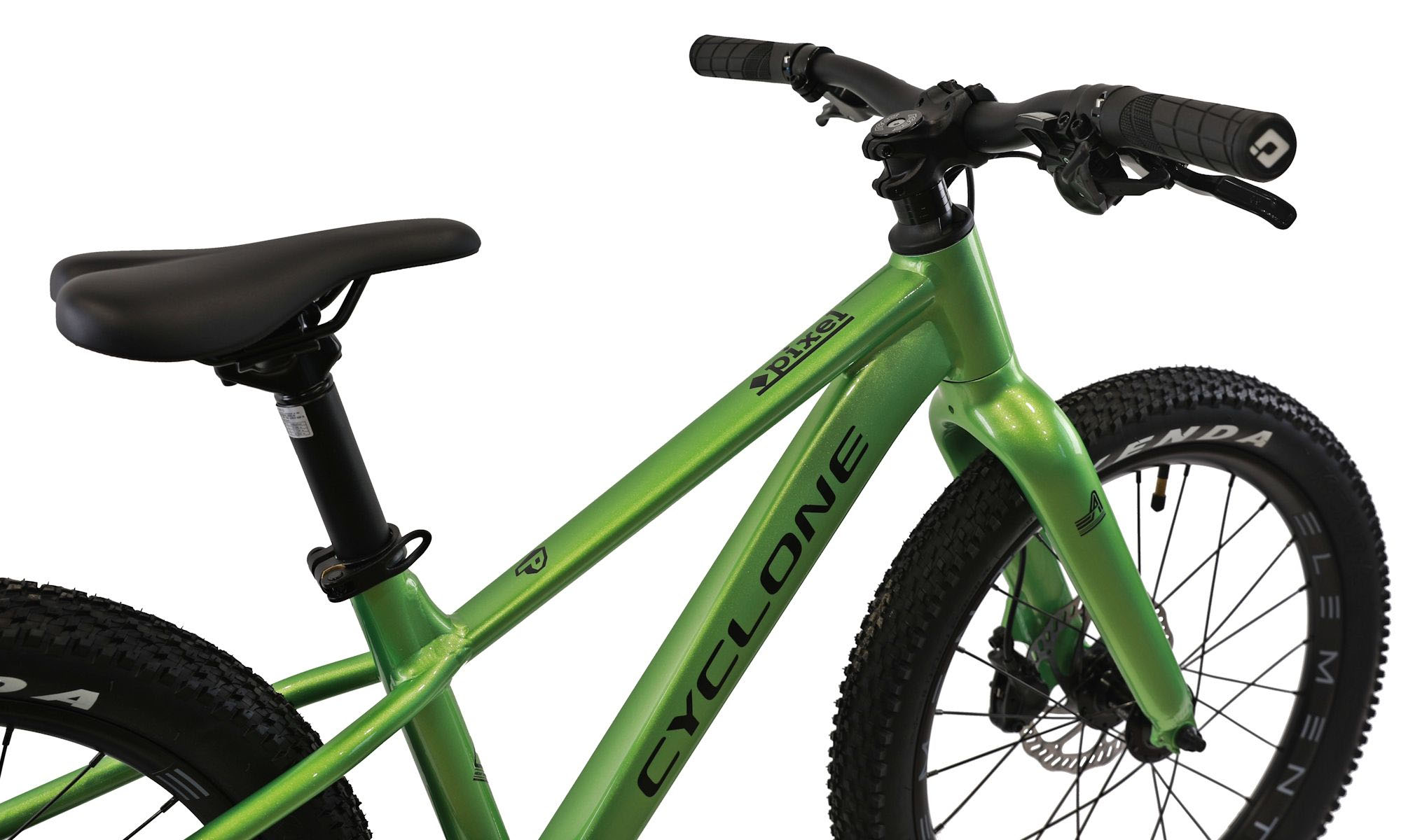 Велосипед CYCLONE PIXEL 20", размер XXS, рама 11", 2025, Зеленый 6 Велосипед CYCLONE PIXEL 20", размер XXS, рама 11", 2025, Зеленый 6