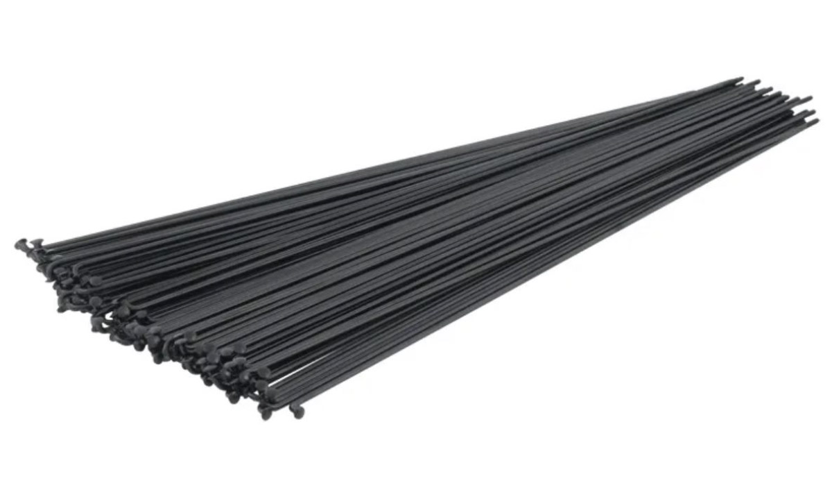 Фотография Спица 256мм 14G Pillar PSR Standard, материал нержав. сталь Sandvic Т302+ черная (72шт в упаковке)
