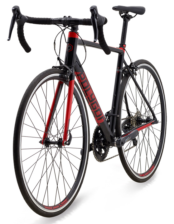 Фотография Велосипед POLYGON STRATTOS S3 28" (2020), рама L, черно-красный 2