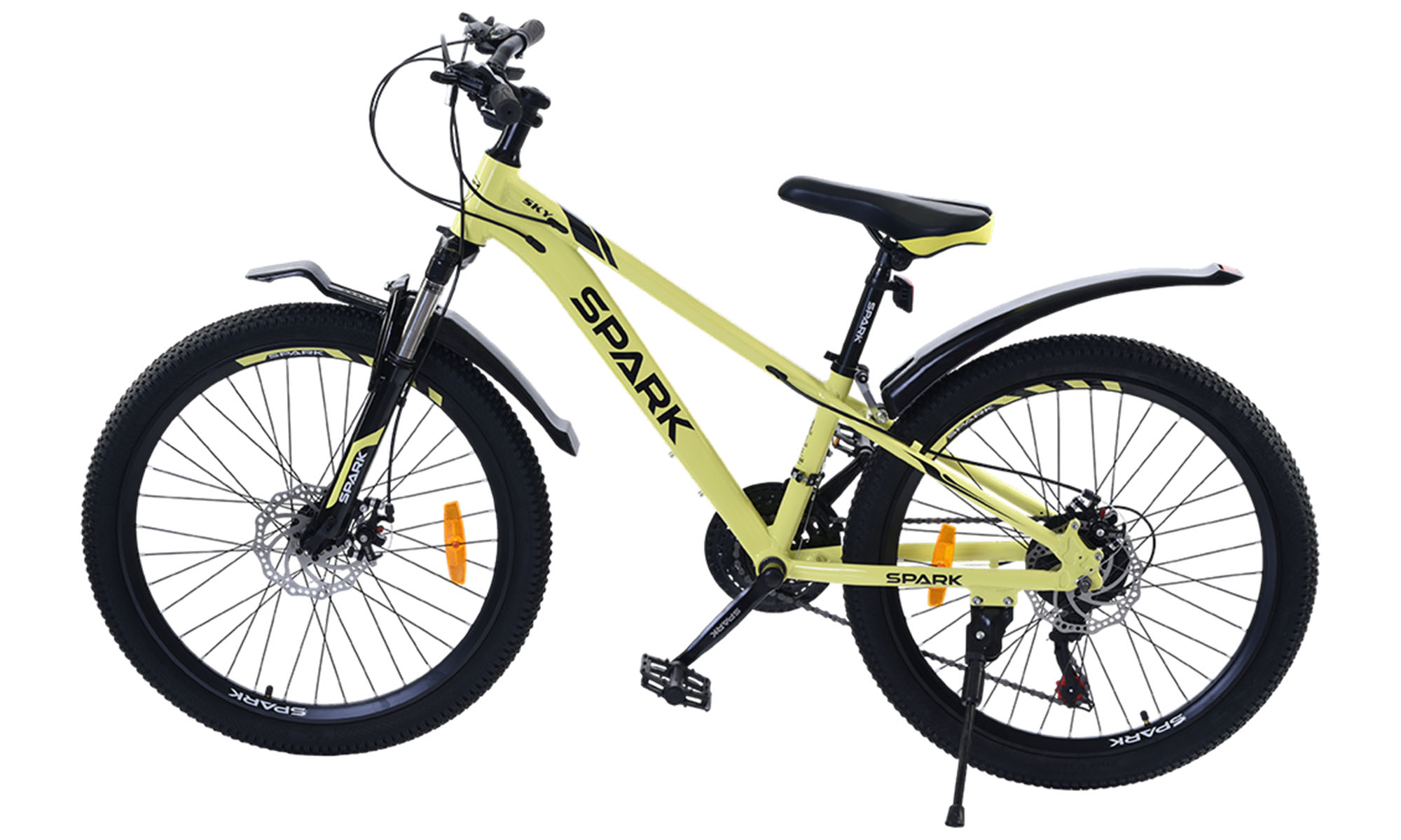 Велосипед SPARK SKY 24", розмір XXS, рама 11", рік 2026, пастельно-жовтий 2