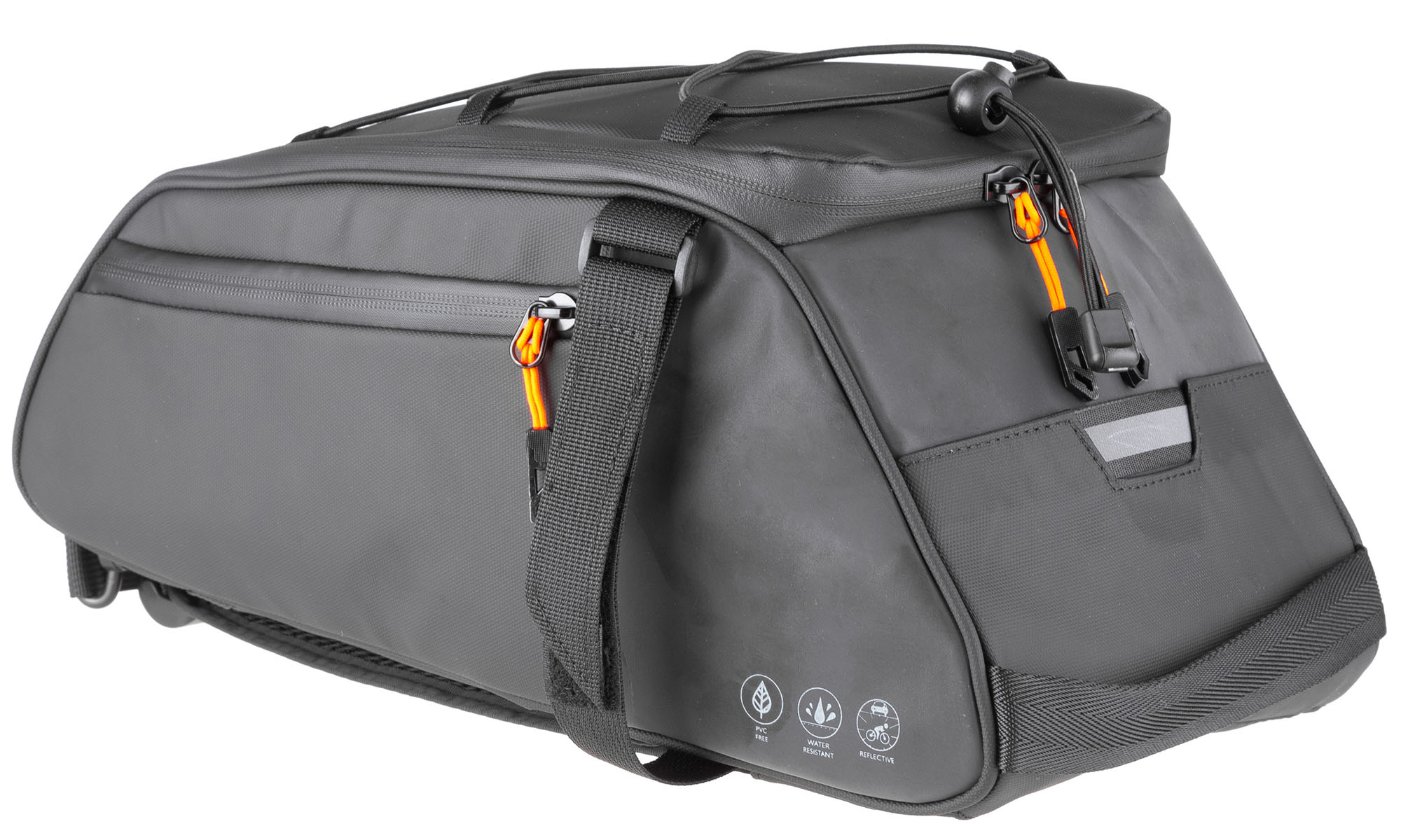 Сумка на багажник / рюкзак ONRIDE Coffer 20, объем10 л, водоотталкивающая ткань, светоотражающая 