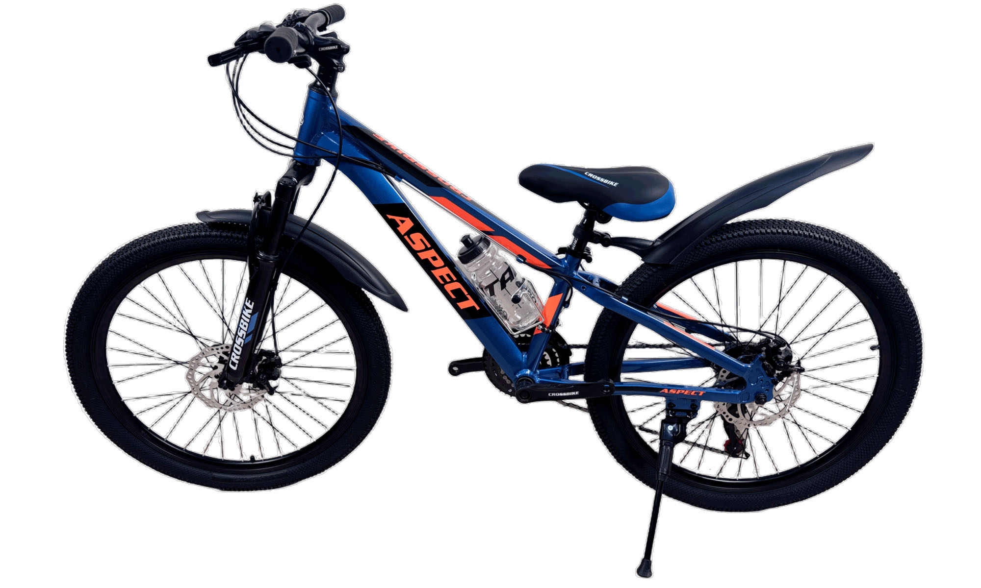 Велосипед CrossBike Aspect 24", розмір XXS, рама 11", рік 2026, Синій 2