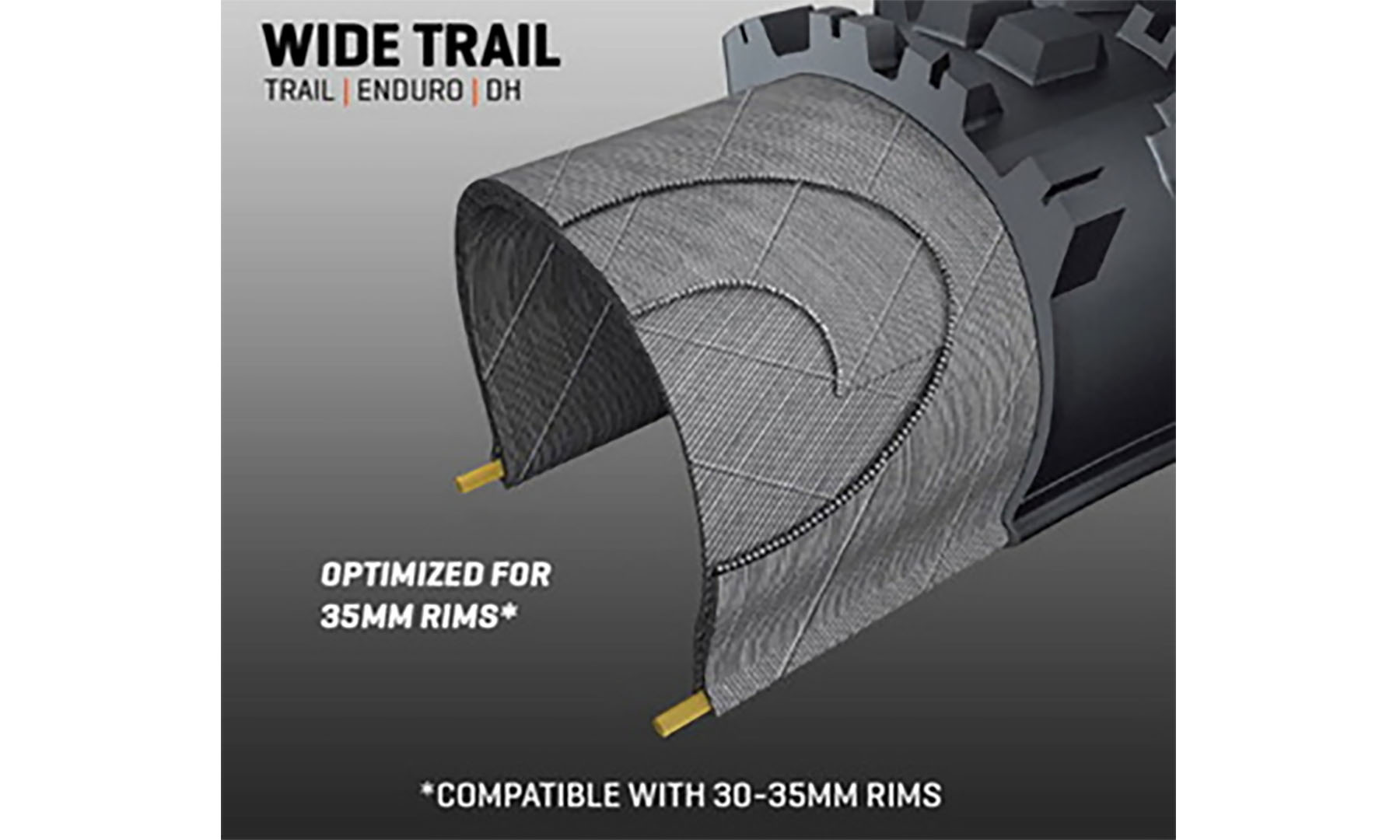 Фотография Покрышка MAXXIS REKON 29X2.40WT (61-622) TPI-60 Foldable EXO/TR/TANWALL, черно-коричневая 4