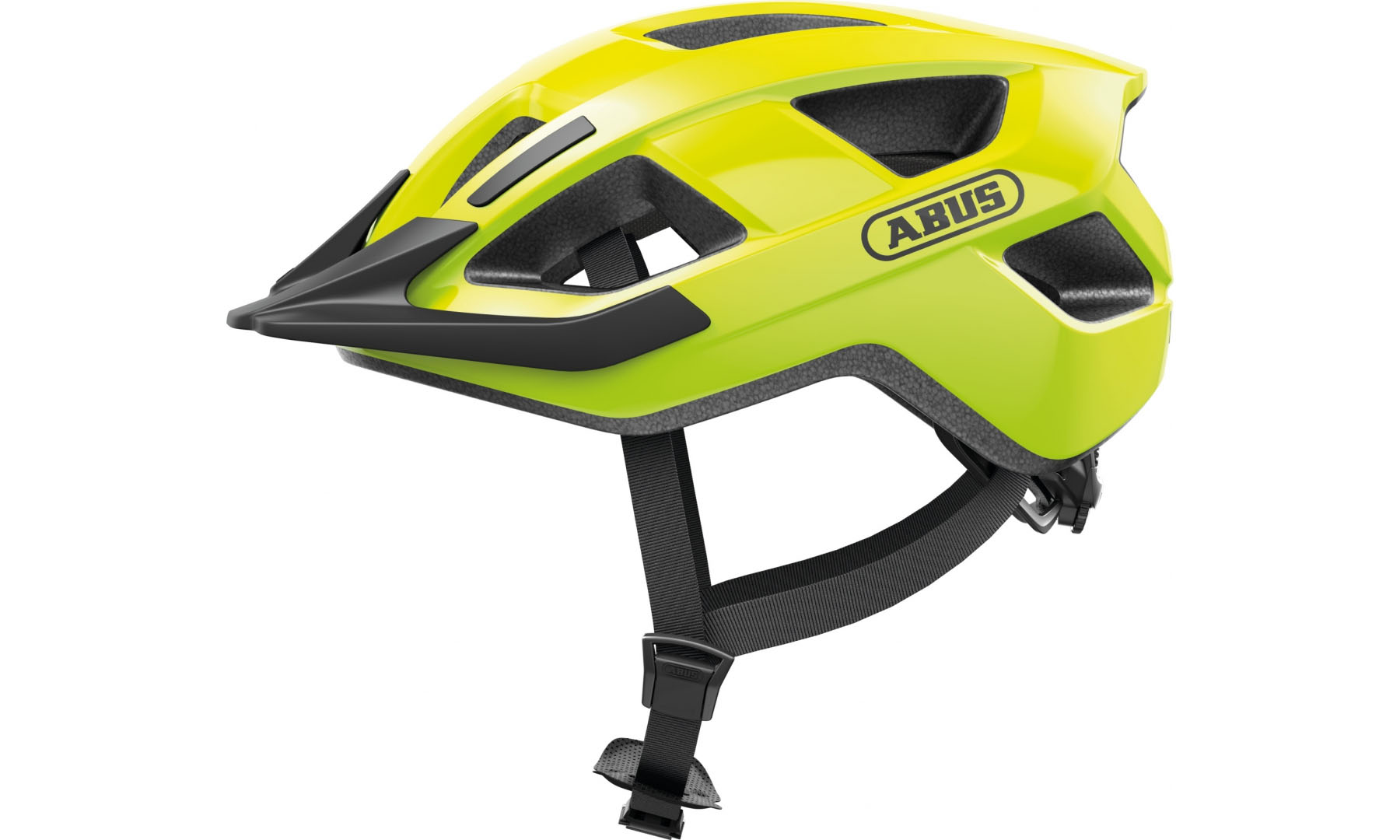 Велошлем ABUS ADURO 3.0 signal yellow, размер L (58-62 см), желтый 