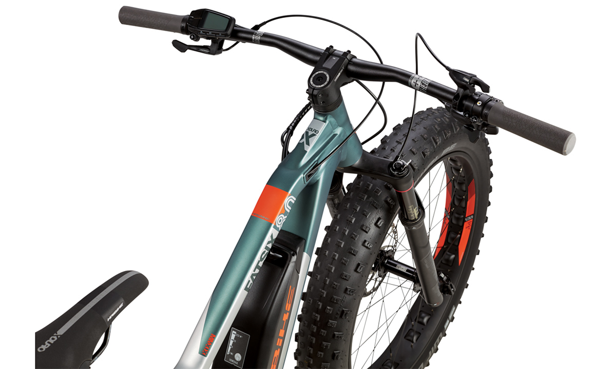 Электровелосипед Haibike XDURO FatSix 8.0 26" (2020) 2020 Серо-зеленый 2 Электровелосипед Haibike XDURO FatSix 8.0 26" (2020) 2020 Серо-зеленый 2