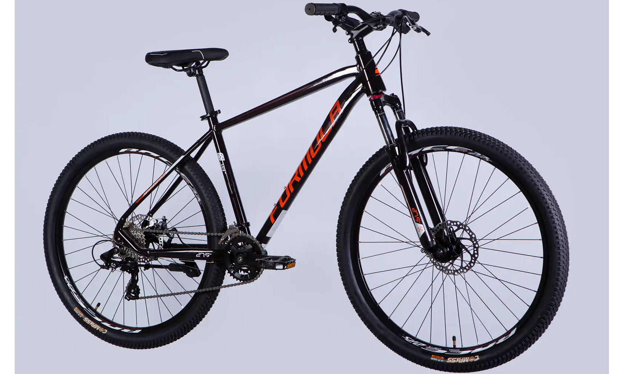 Велосипед Formula THOR DD CS, 27.5", размер M, рама-18", рік 2026, мідно-чорний з помаранчевим 3