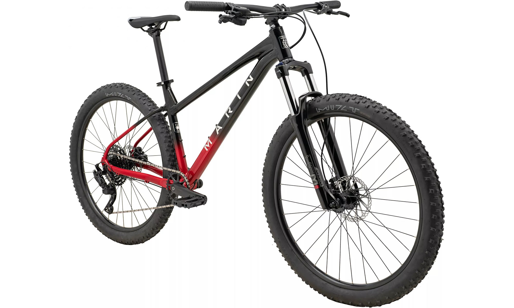 Велосипед Marin WILDCAT TRAIL 3, 27,5", размер M, год 2025, черно-красный 2