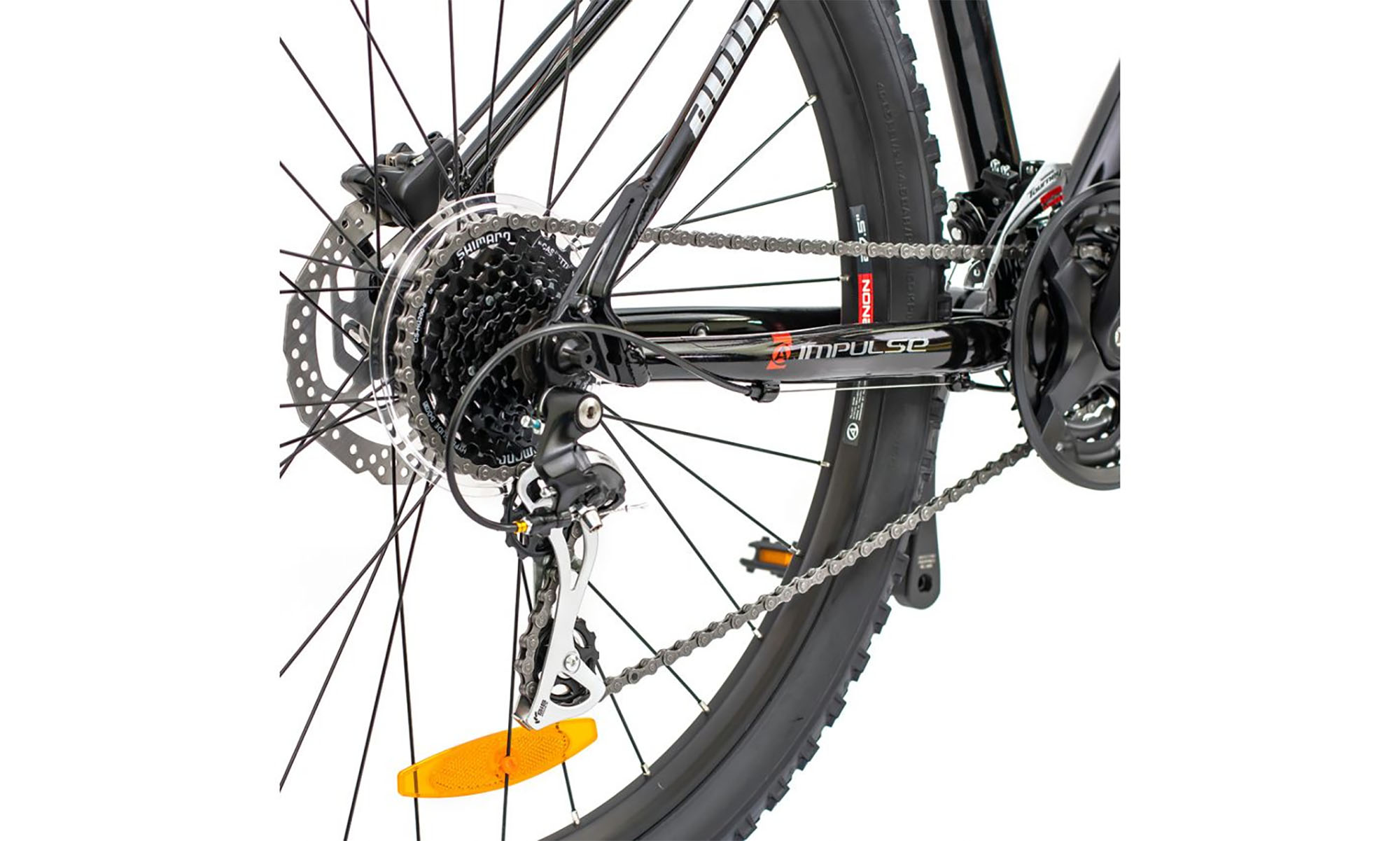Велосипед AUTHOR Impulse II 27.5", розмір M, рама 17", рік 2025, чорно-сірий 7