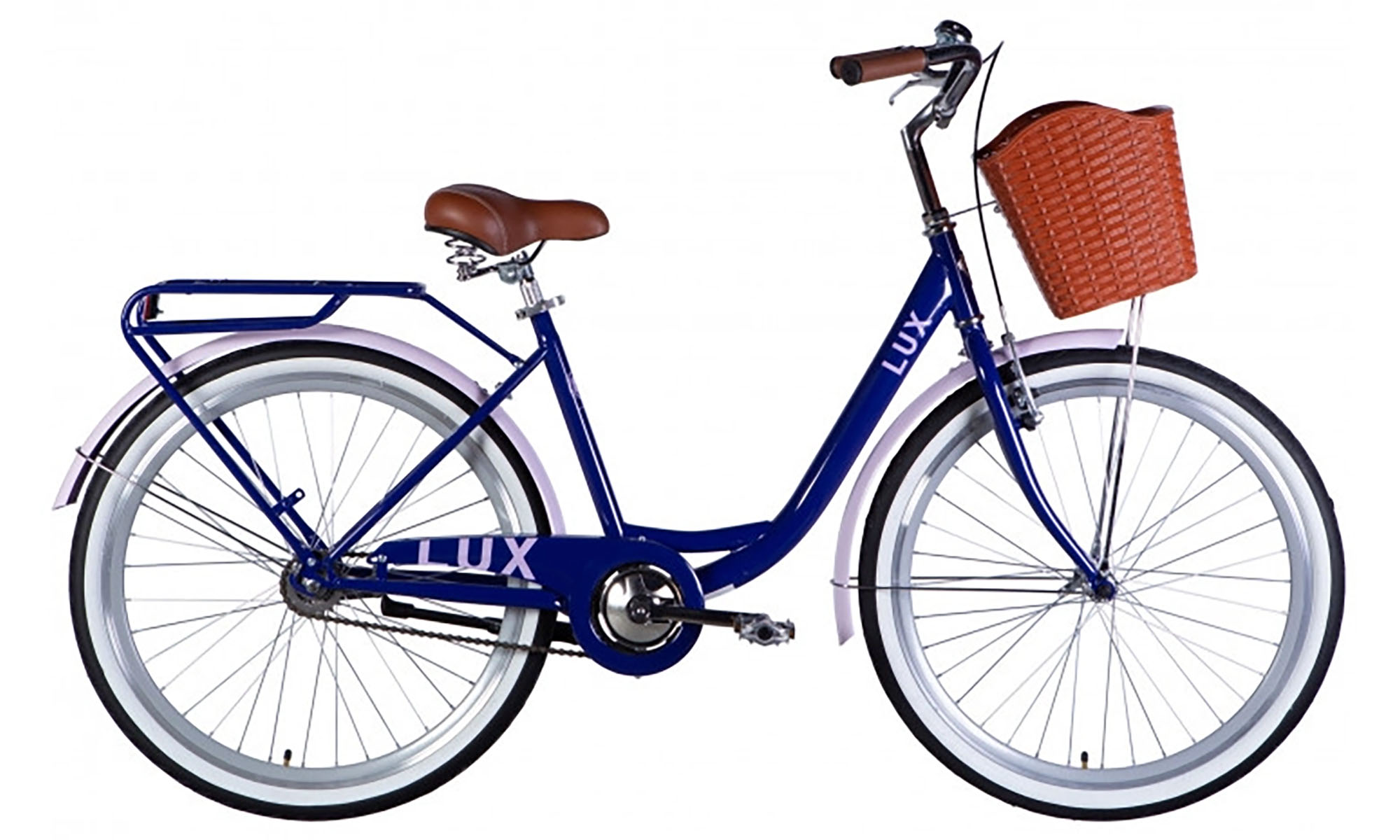 Фотография Велосипед Dorozhnik LUX Velosteel 26", размер M, рама-17", 2025, сиреневый