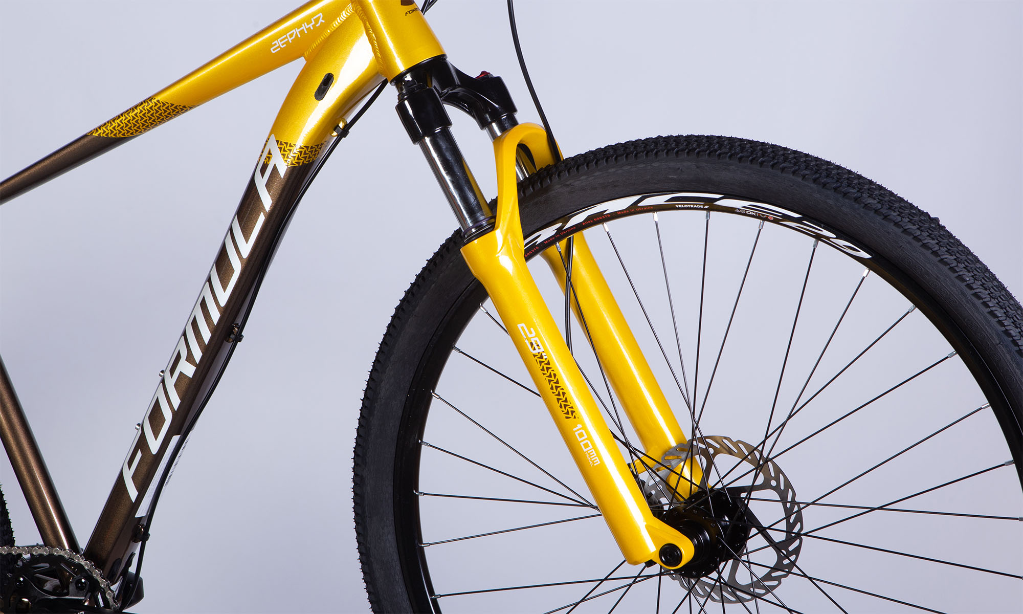 Велосипед Formula ZEPHYR EXPERT HDD 29", размер XL, рама 21", 2025, золотисто-коричневий 2