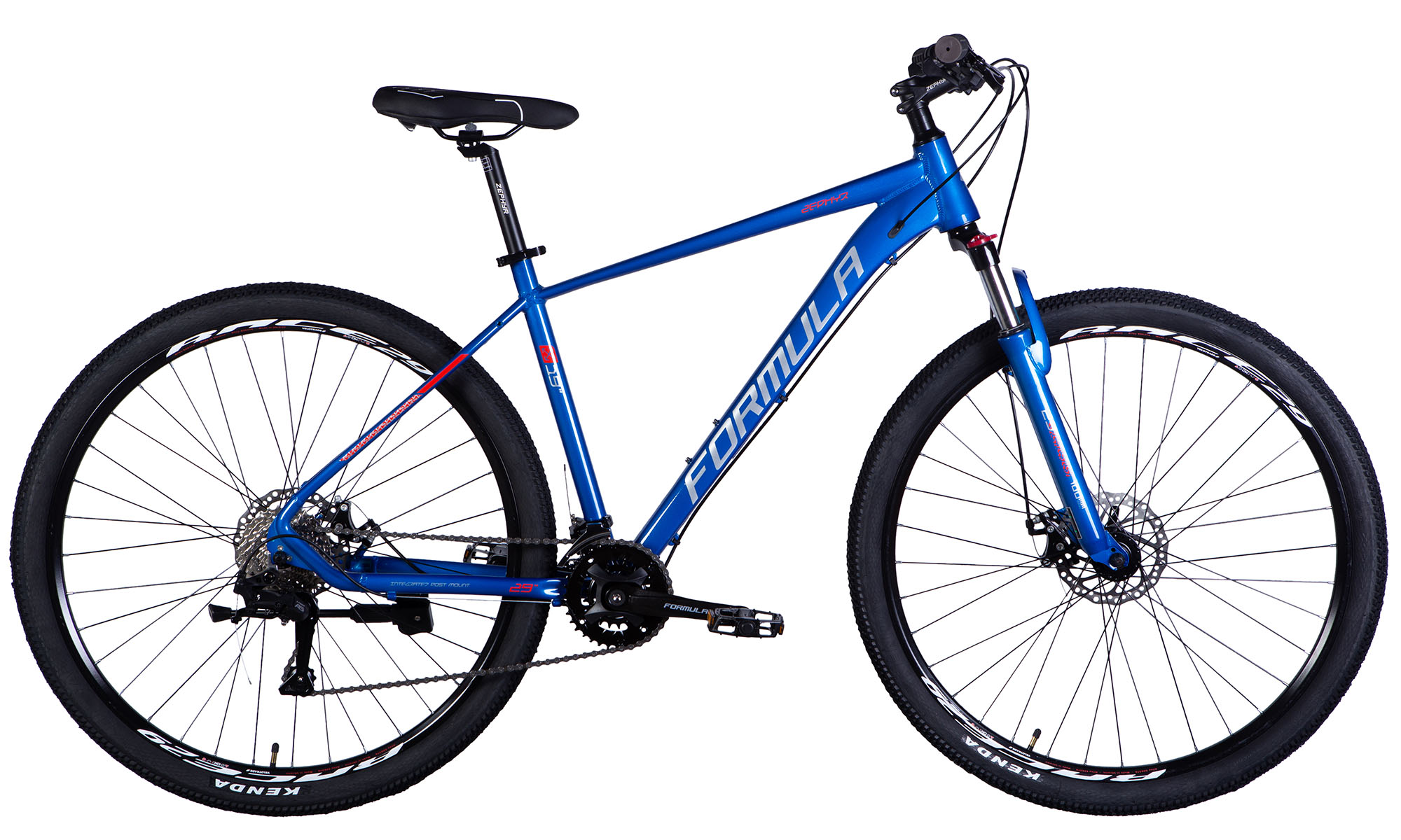 Фотографія Велосипед Formula ZEPHYR 3.0 DD CS 29", розмір L, рама-19", 2025, синій