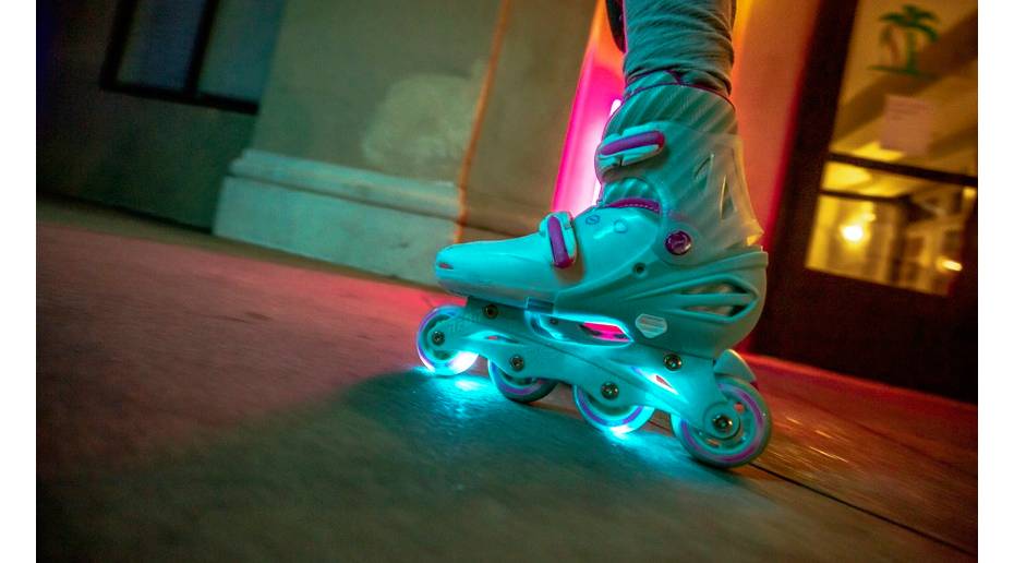 Роликовые коньки Neon Inline, размер 30-33, бирюзовый 8