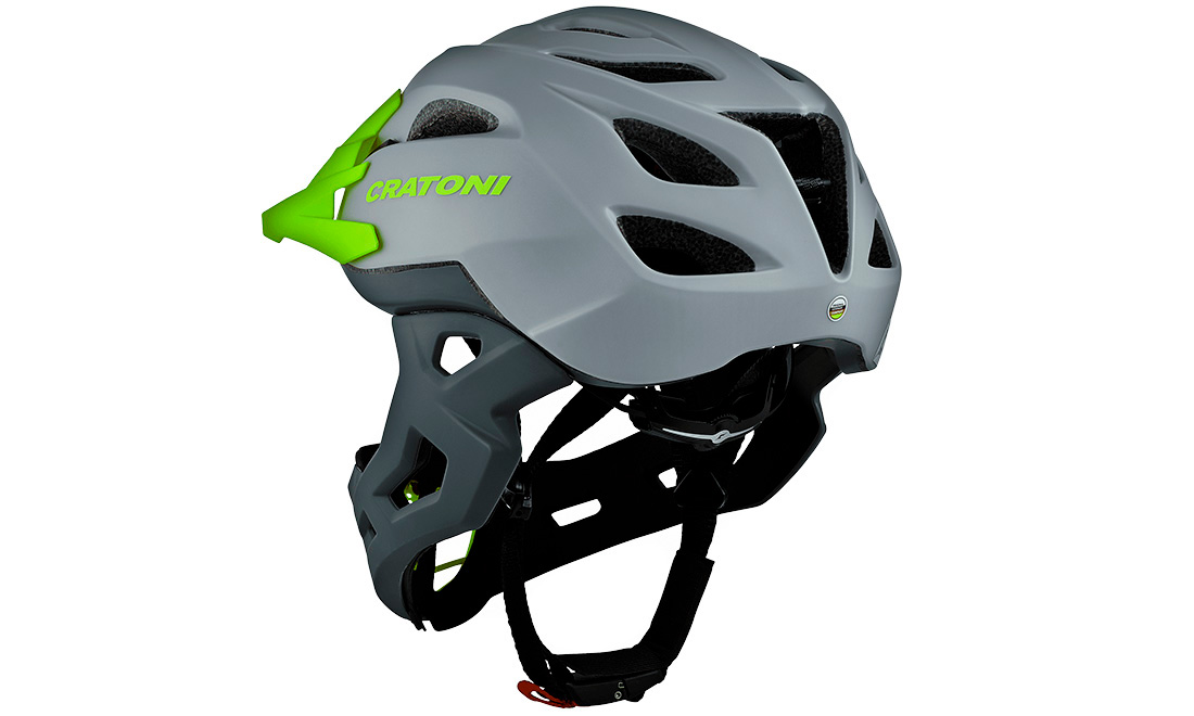 Фотография Шлем для велосипедиста Cratoni C-Maniac размер M/L (54-58 см)  Серо-черный 2