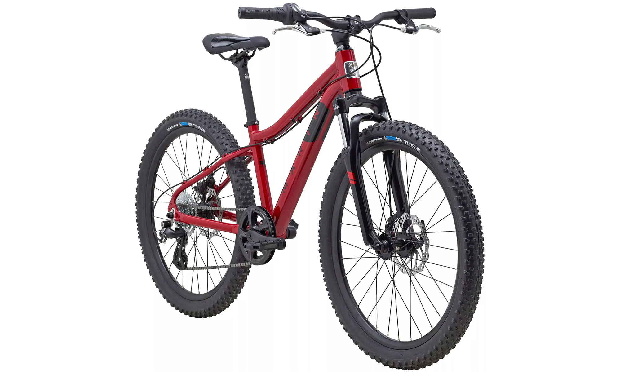 Фотография Велосипед Marin BAYVIEW TRAIL, 24", рама one size (13"), 2025, красно-черный 2