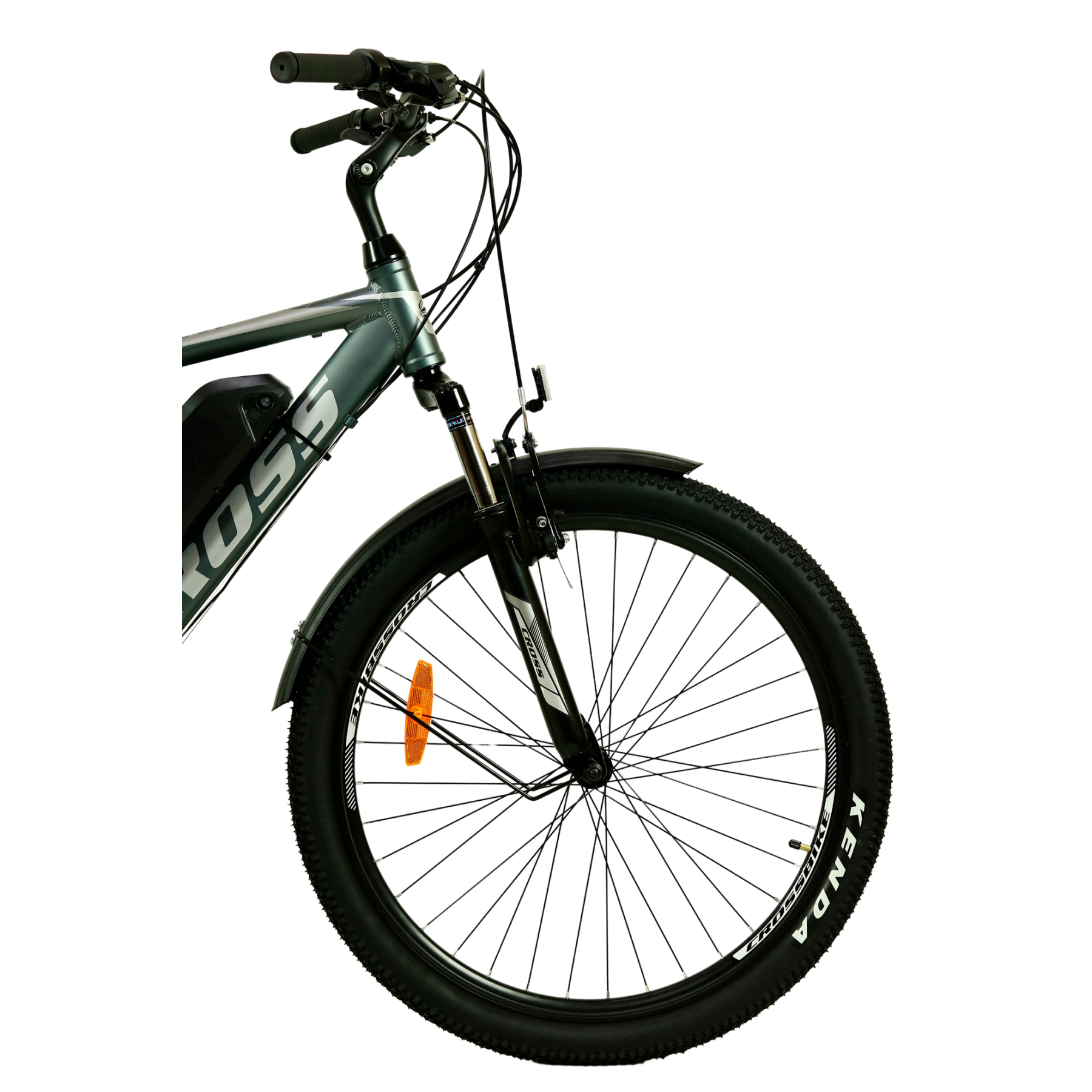Фотография Электровелосипед Cross Sonata 26", размер L рама 19", Серый 5