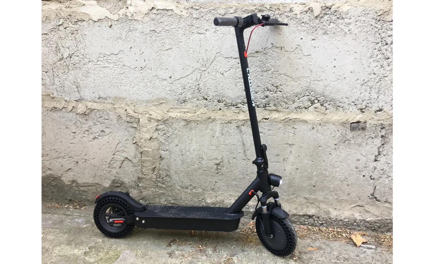Электросамокат Crosser E9 MAX Б/К 10" 600W, 36V, 15A с амортизационной вилкой 5
