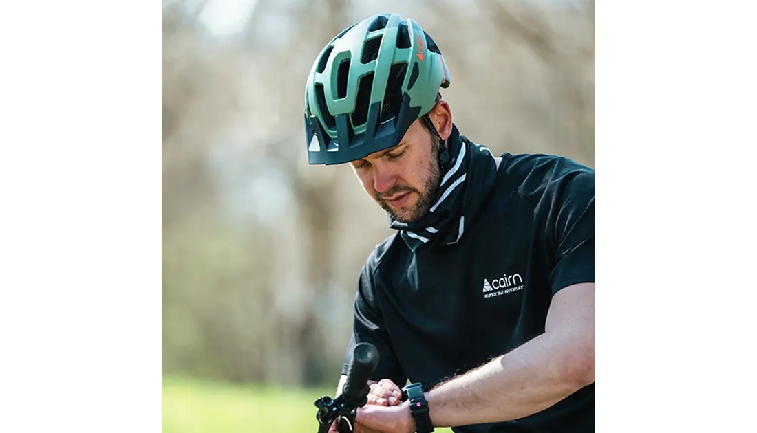 Велошлем Cairn Prism XTR II black bright-red размер М 55-58 см 2