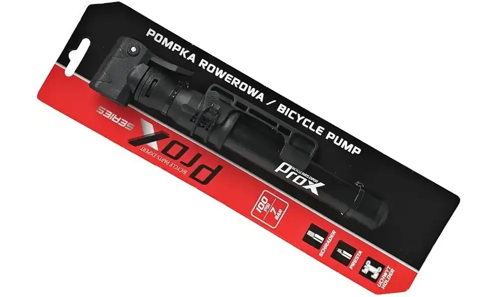 Насос ProX ZEFIR II MINI, давление до 120 PSI, алюминиевый, черный 3