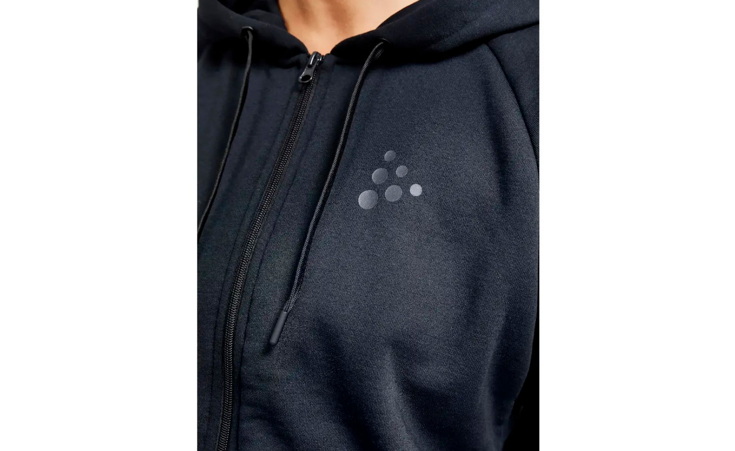 Фотографія Кофта Craft CORE Craft Zip Hood жіноча, розмір S, чорний 2