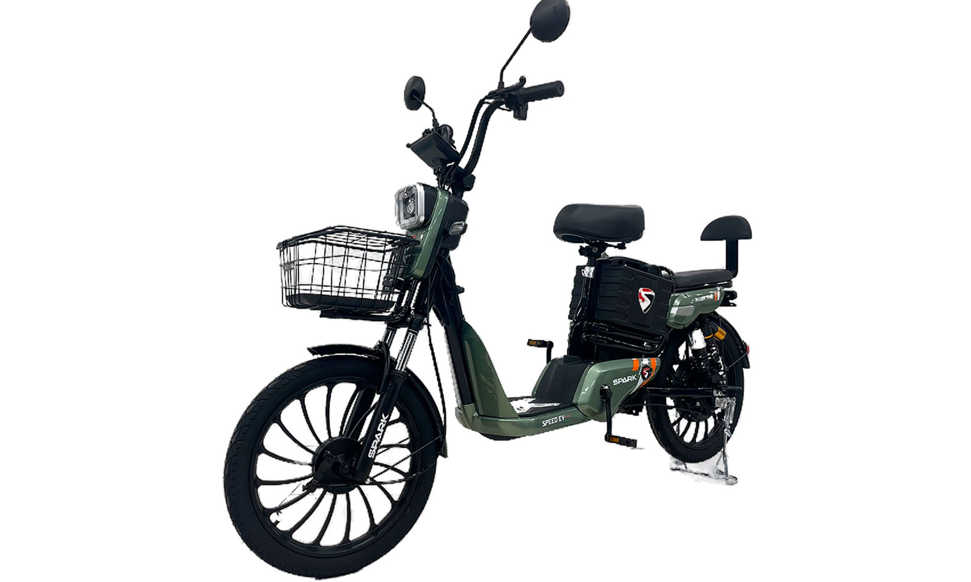 Електровелосипед SPARK RIDER PRO 14" 48V/650W/20Ah, Зелений Електровелосипед SPARK RIDER PRO 14" 48V/650W/20Ah, Зелений