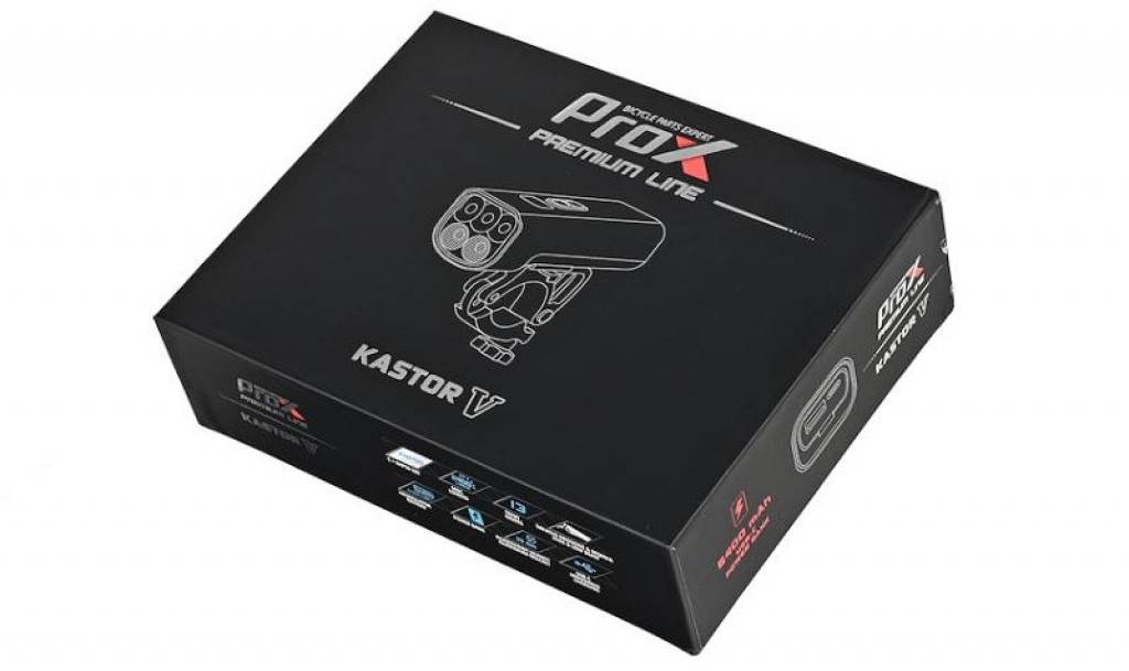 Фара ProX Kastor V 2400Lm, 6400mAh, USB-C, Powerbank 2