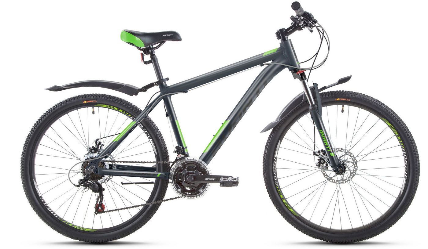 Фотографія Велосипед Avanti SMART 26" розмір М рама 17" 2024 Сіро-зелений 