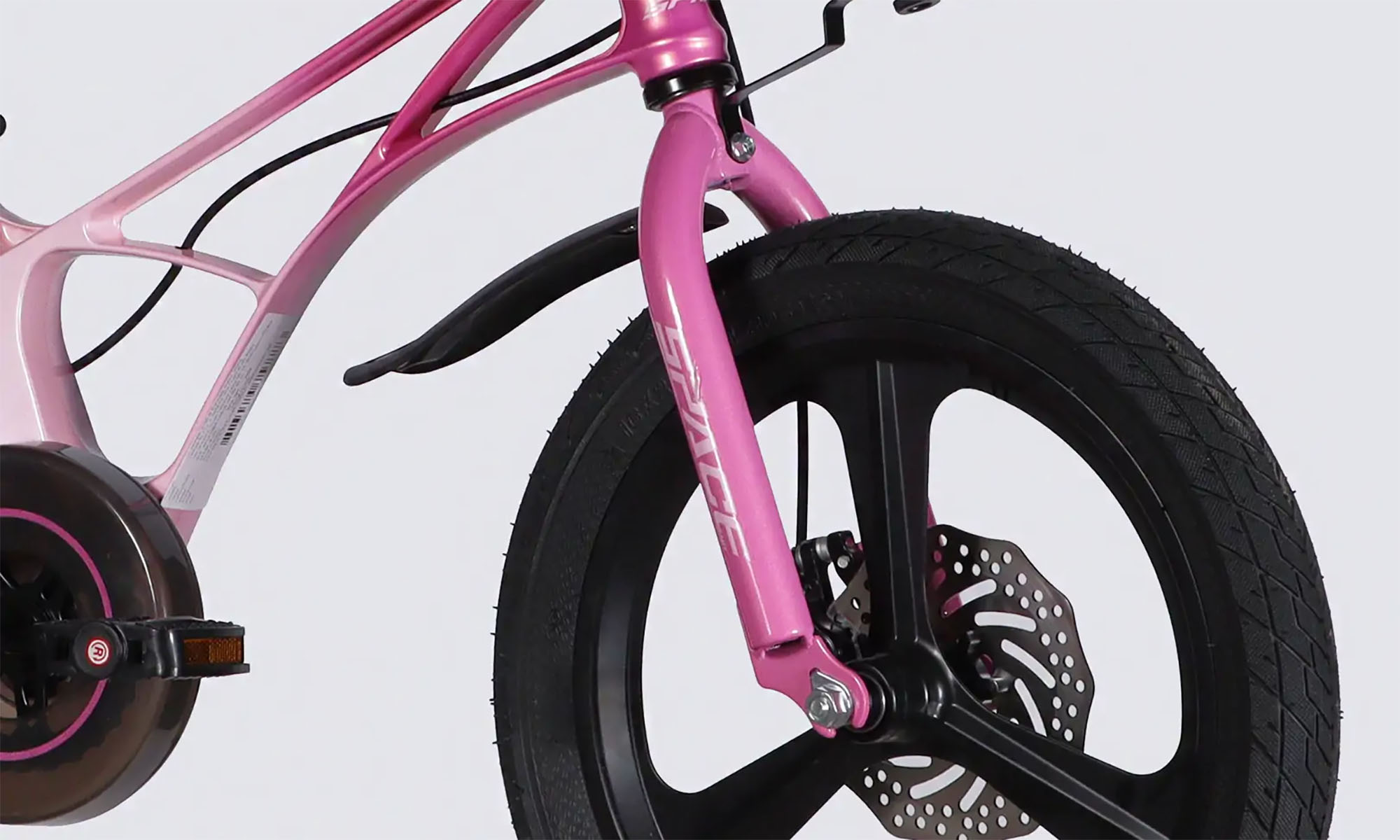 Велосипед SPACE KID ANDROMEDA DD 16", размер XXS, рама-9", год 2026, розово-малиновый 3 Велосипед SPACE KID ANDROMEDA DD 16", размер XXS, рама-9", год 2026, розово-малиновый 3