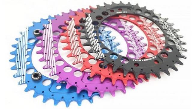 Зірка Fouriers DX007 NW Oval pcd104 36Т, синій 2