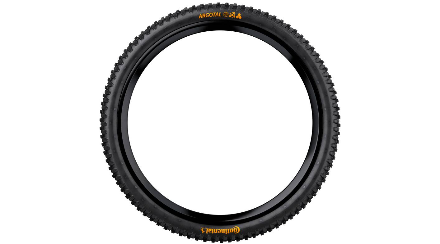 Фотография Покрышка бескамерная Continental Argotal Enduro Soft 27.5 x 2.60, складная skin, Черная 3