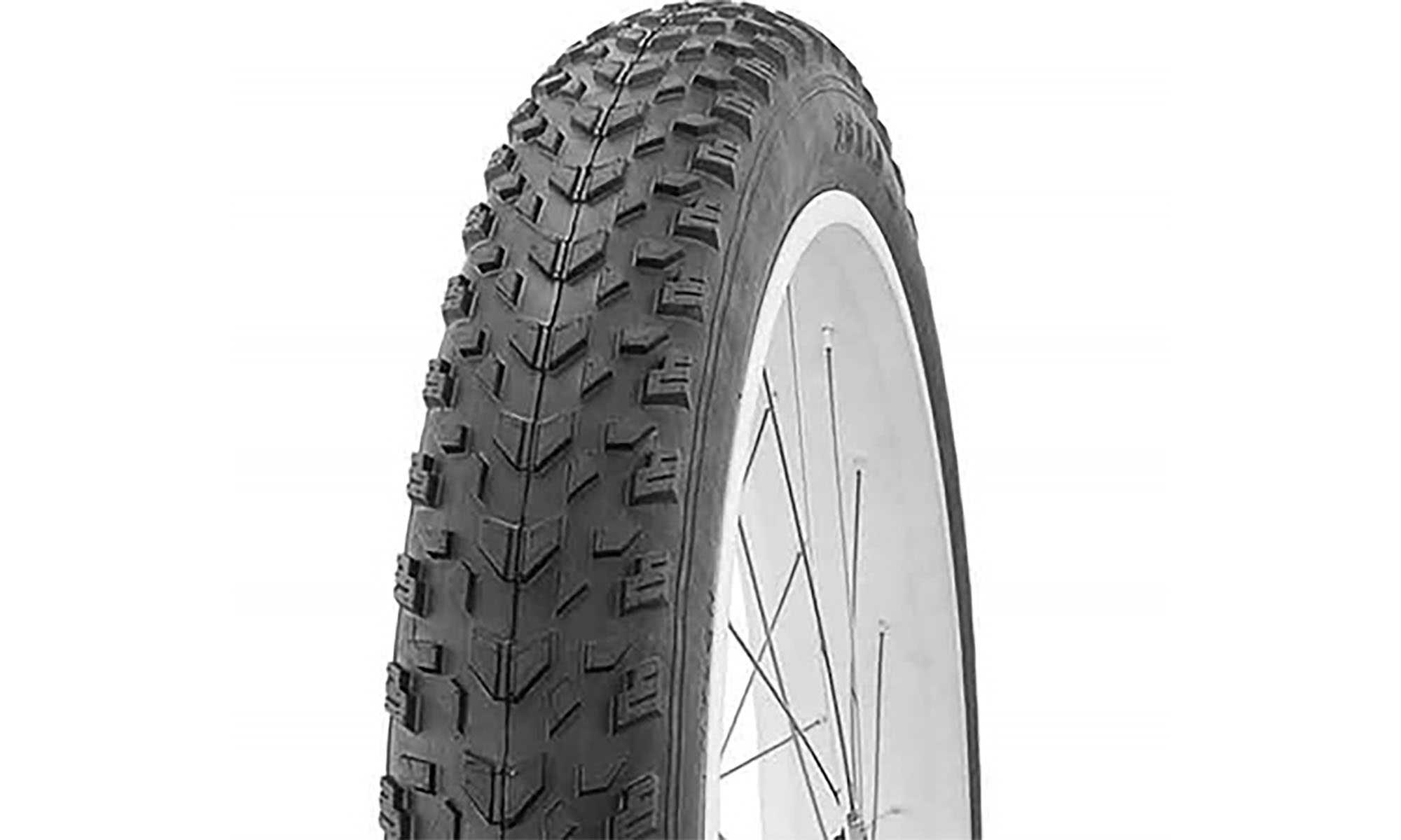 Покришка Hakuba P1258 20x4.0, 27TPI, чорна Покришка Hakuba P1258 20x4.0, 27TPI, чорна