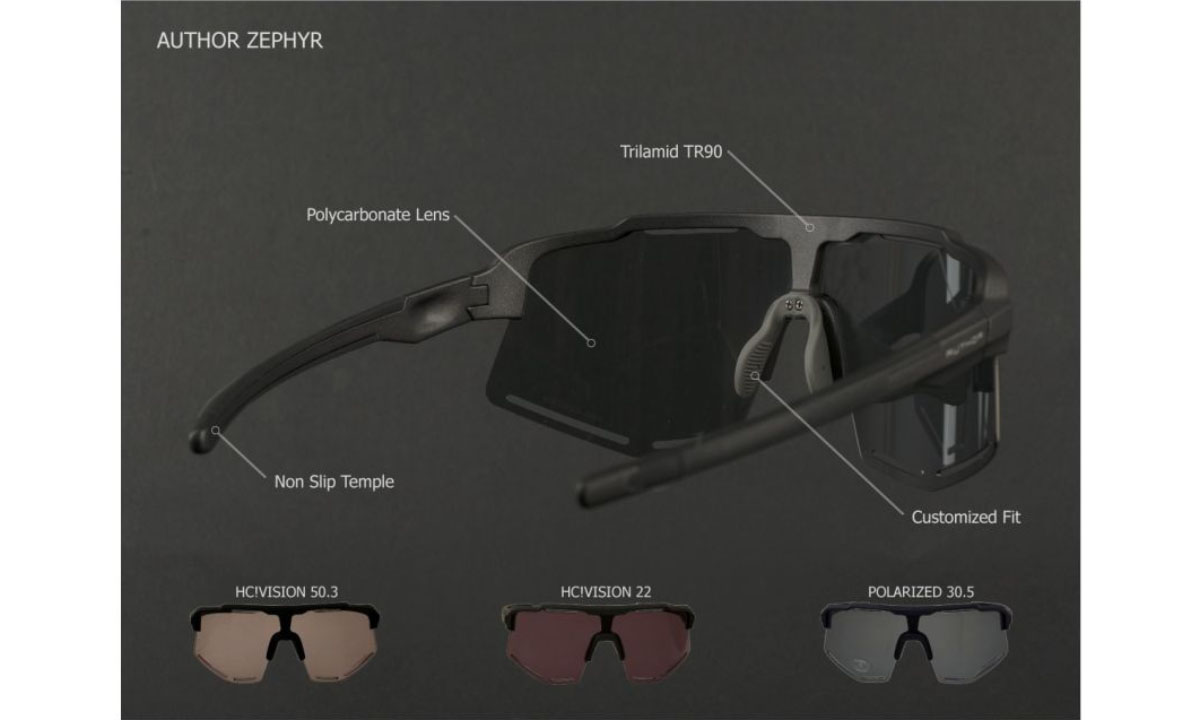 Очки солнцезащитные Author Zephyr Polarized 30.5, матово-серая оправа 4 Очки солнцезащитные Author Zephyr Polarized 30.5, матово-серая оправа 4