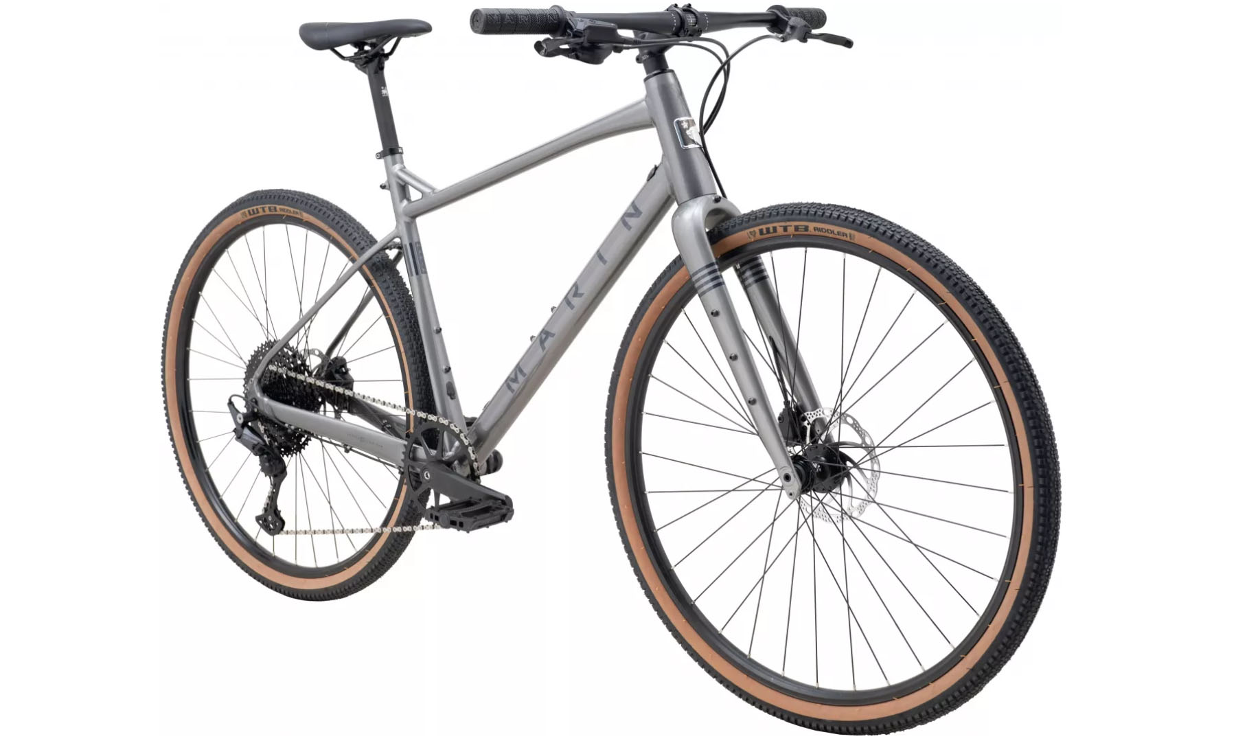 Фотографія Велосипед Marin DSX 1 28" рама L 2024 Gloss Black Chrome/Charcoal 2