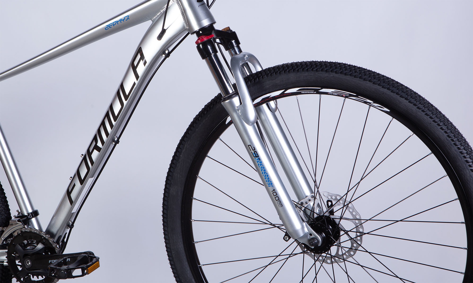 Фотографія Велосипед Formula ZEPHYR 3.0 DD CS 29", розмір L, рама-19", 2025, срiблястий 2