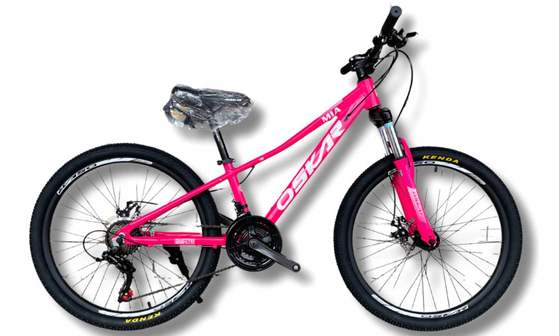 Фотографія Велосипед Oskar MIA 24" розмір XXS рама 11 Рожевий 2