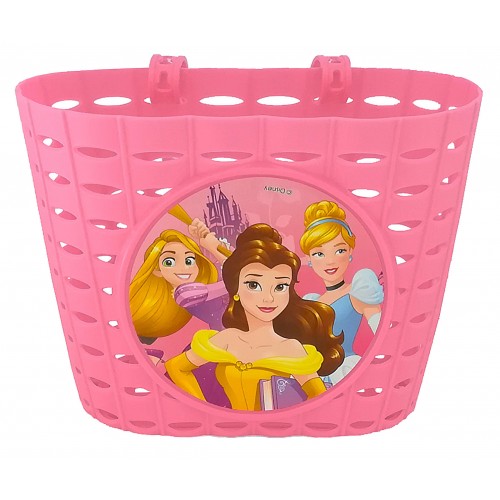 Фотография Корзина передняя Spencer 12" пластик, принцессы, Розовая
