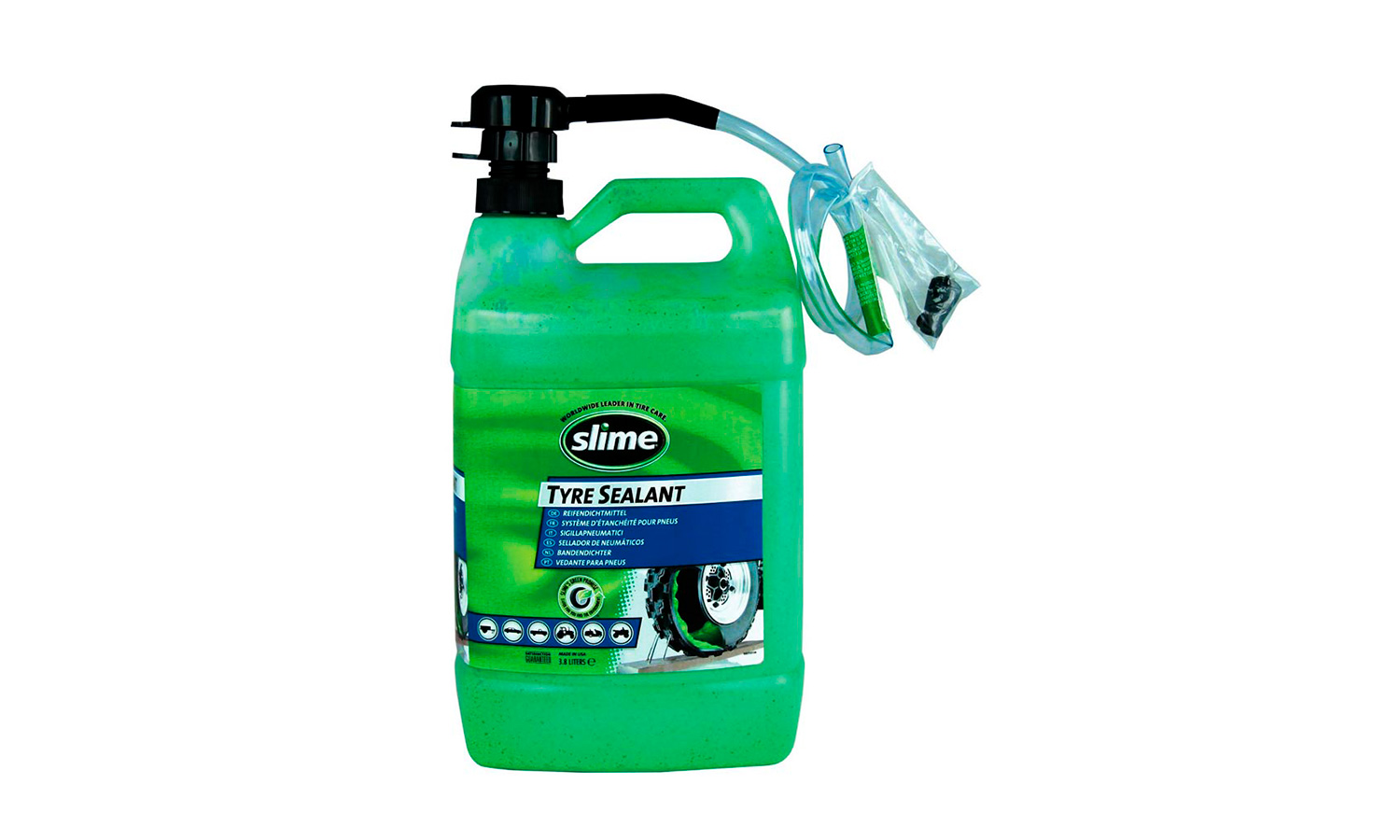 Антипрокольная жидкость для беcкамерок Slime, 3.8 л