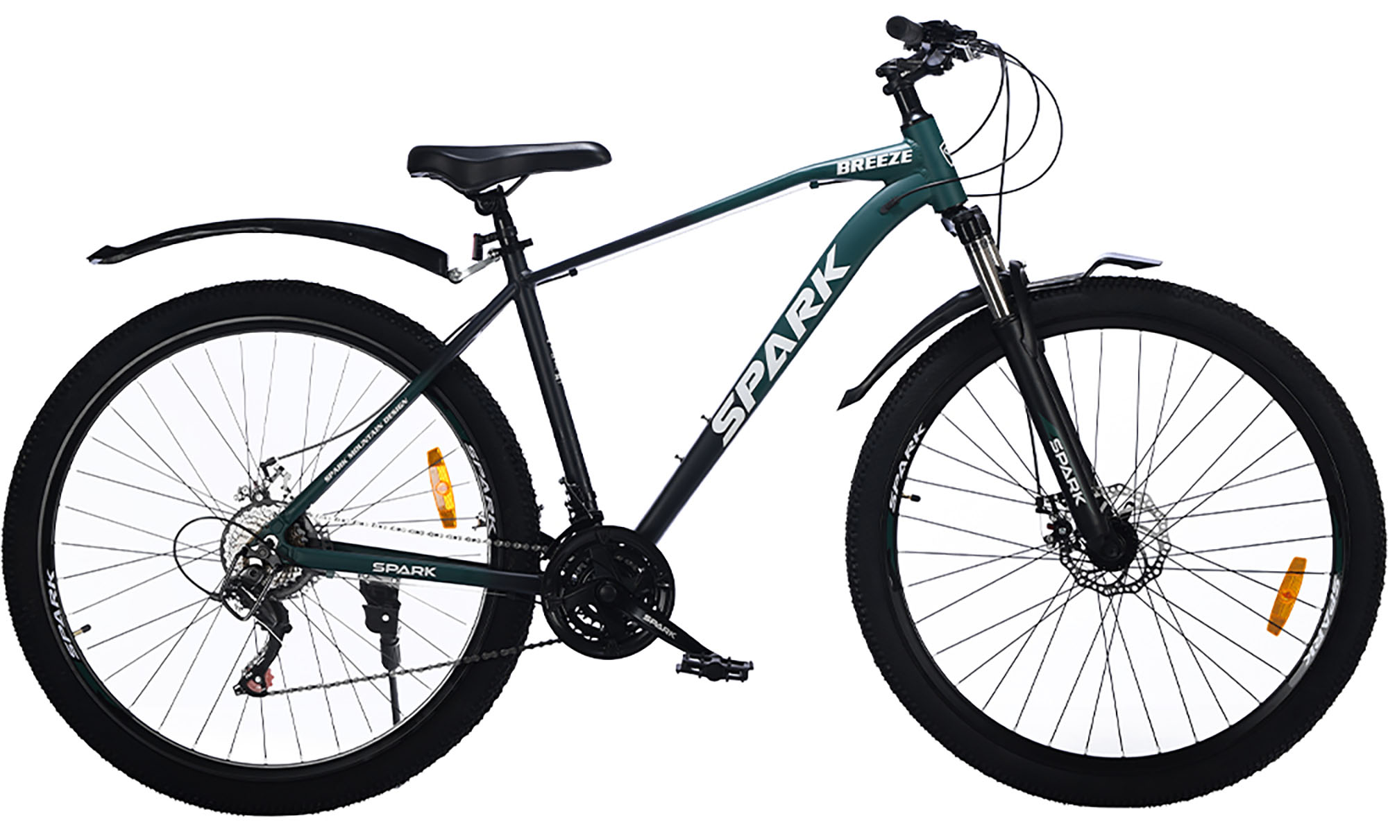Велосипед SPARK BREEZE 29", размер L, рама 19", год 2025, бирюзовый с черным Велосипед SPARK BREEZE 29", размер L, рама 19", год 2025, бирюзовый с черным