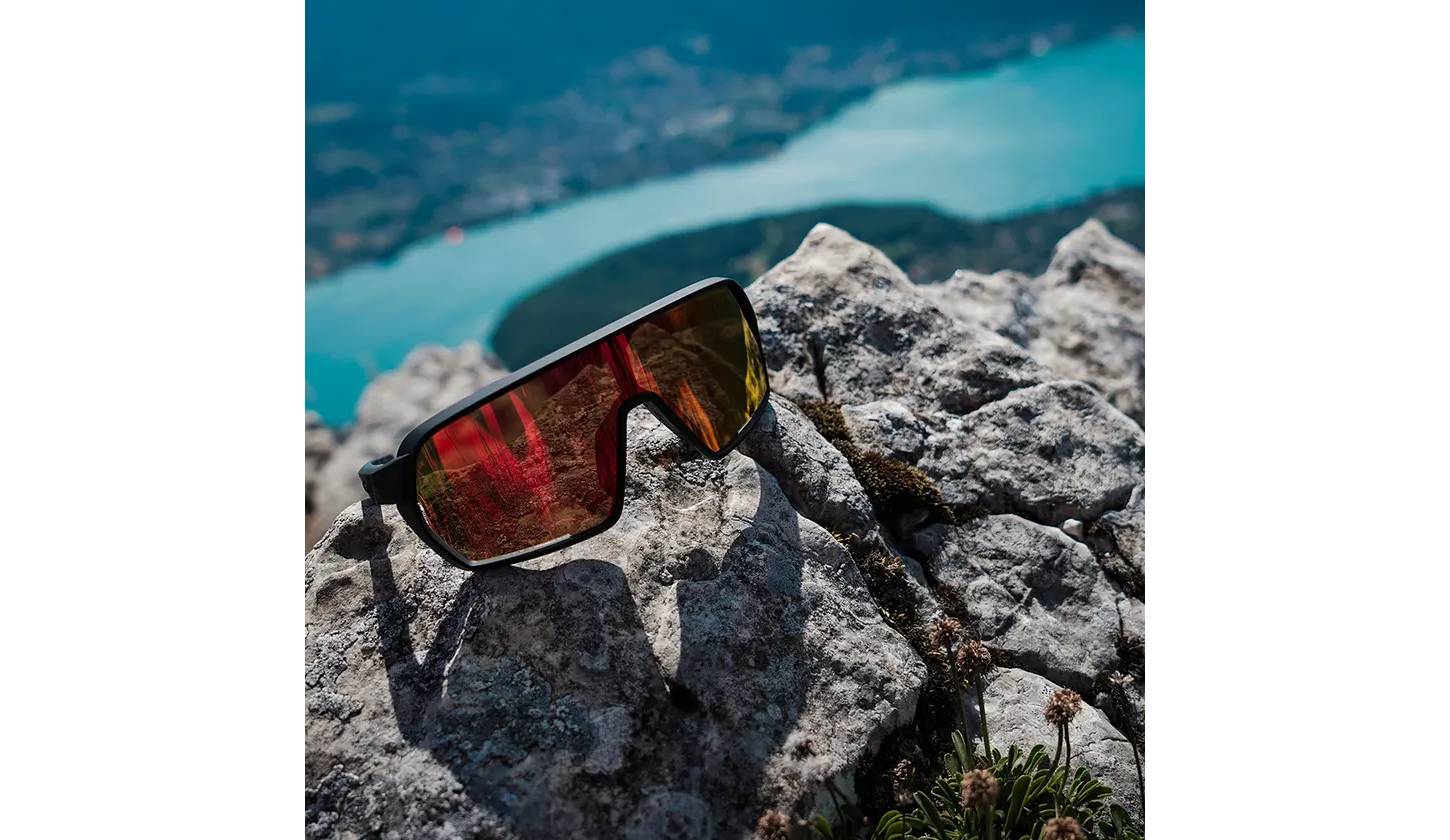 Очки Cairn Roc mat black-red 2