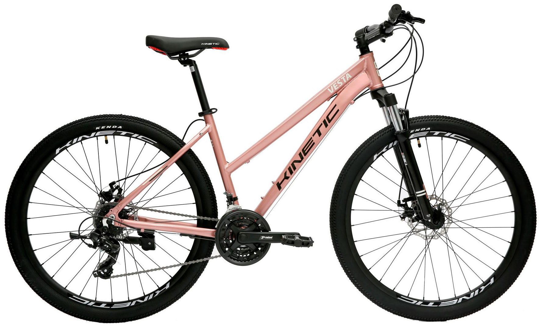 Фотография Велосипед Kinetic VESTA 27,5" размер S рама 15" 2023 Розово-золотой