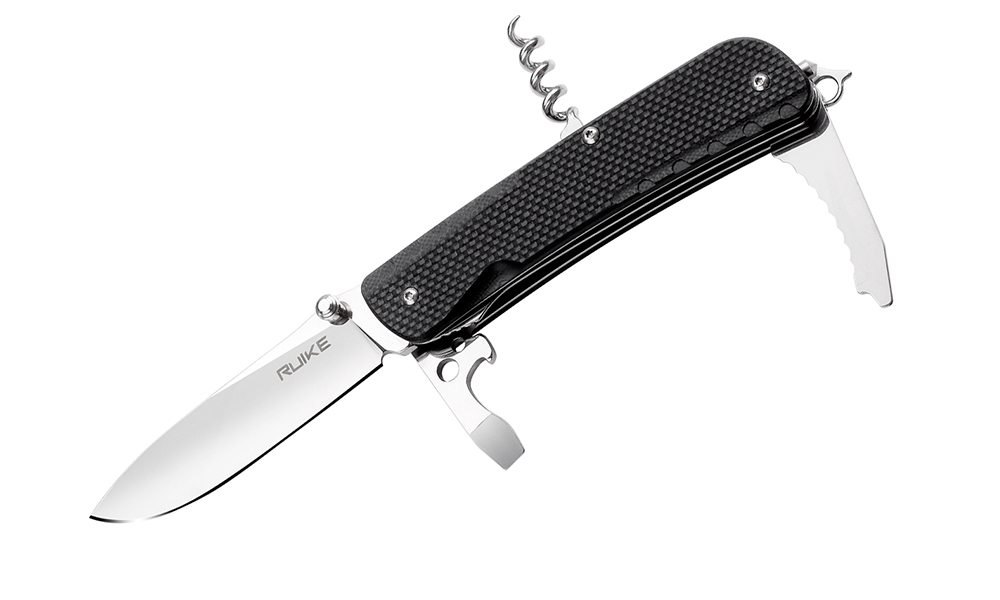 Фотография Многофункциональный нож Ruike Trekker LD21-B черный