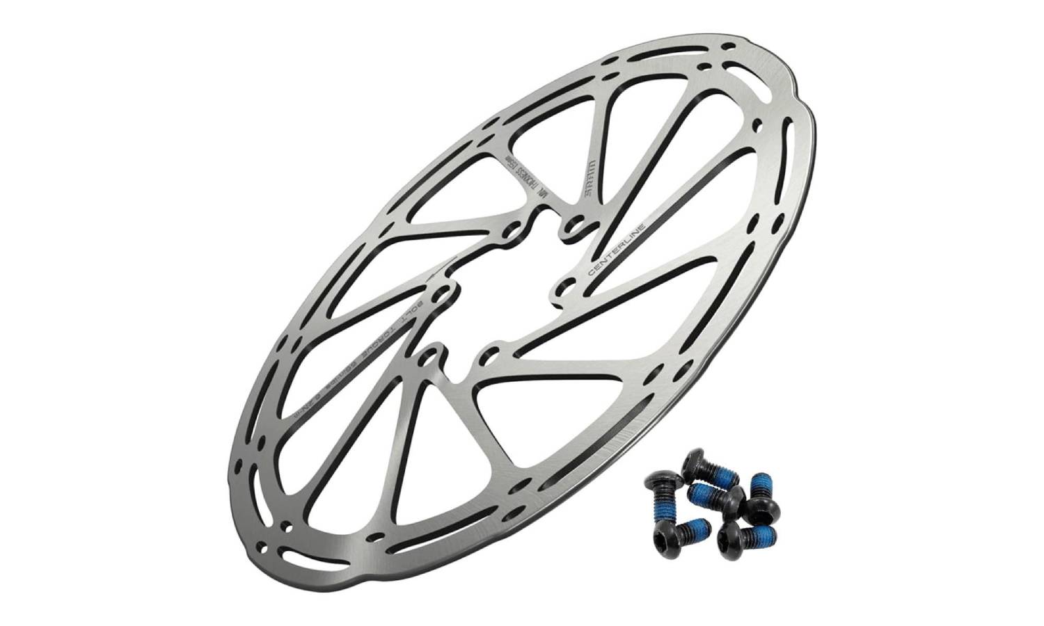 Ротор гальмівний SRAM Centerline 180mm сталеві болти Rounded 3 Ротор гальмівний SRAM Centerline 180mm сталеві болти Rounded 3