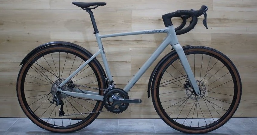 Скотт Швидкісний гравій 40 EQ 28 Велосипед 28 "розмір M Кадр 54 см сірий 5