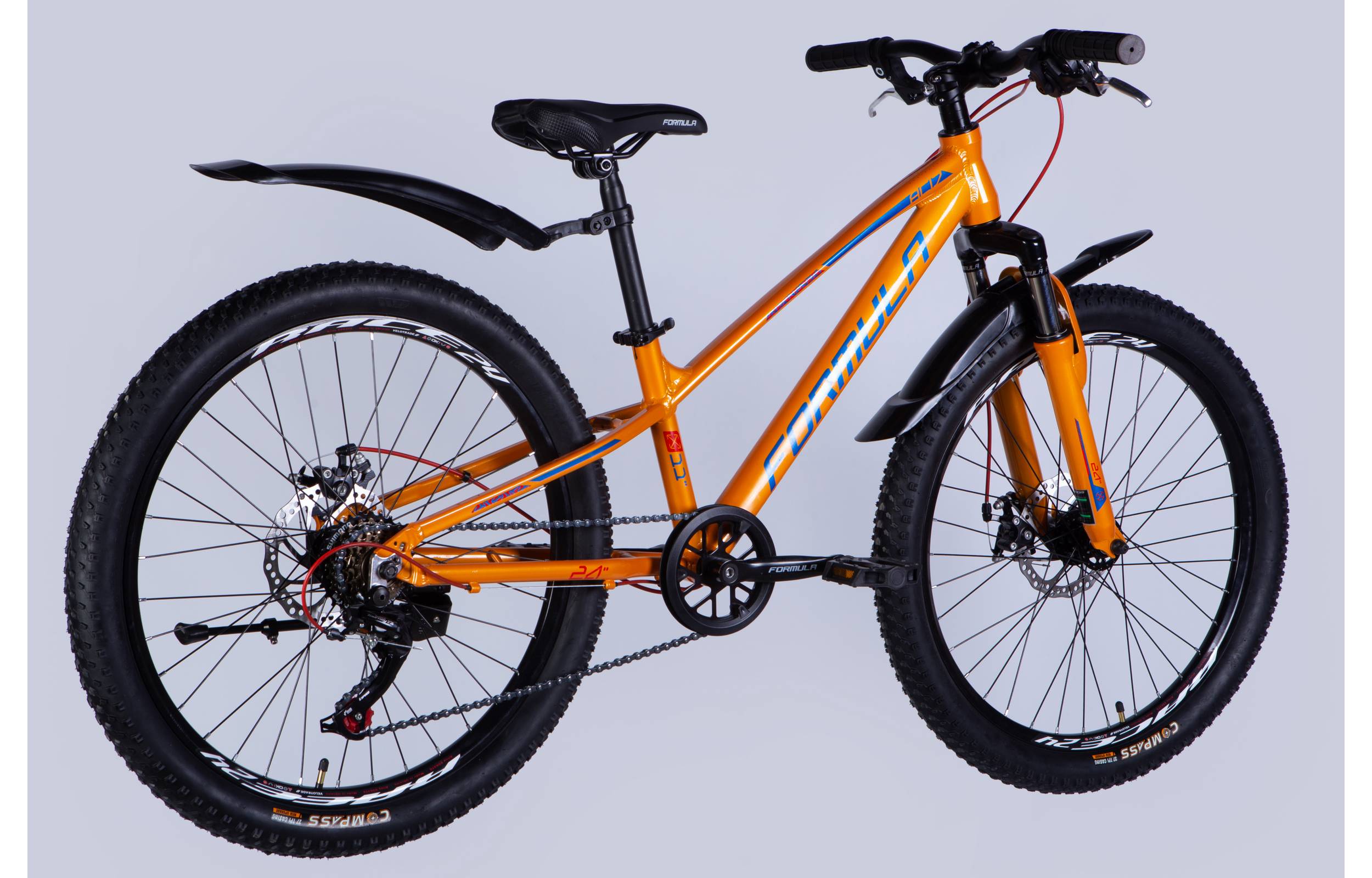 Велосипед Formula ACID DD 24" размер XXS рама 11" 2025 оранжево-синий 5
